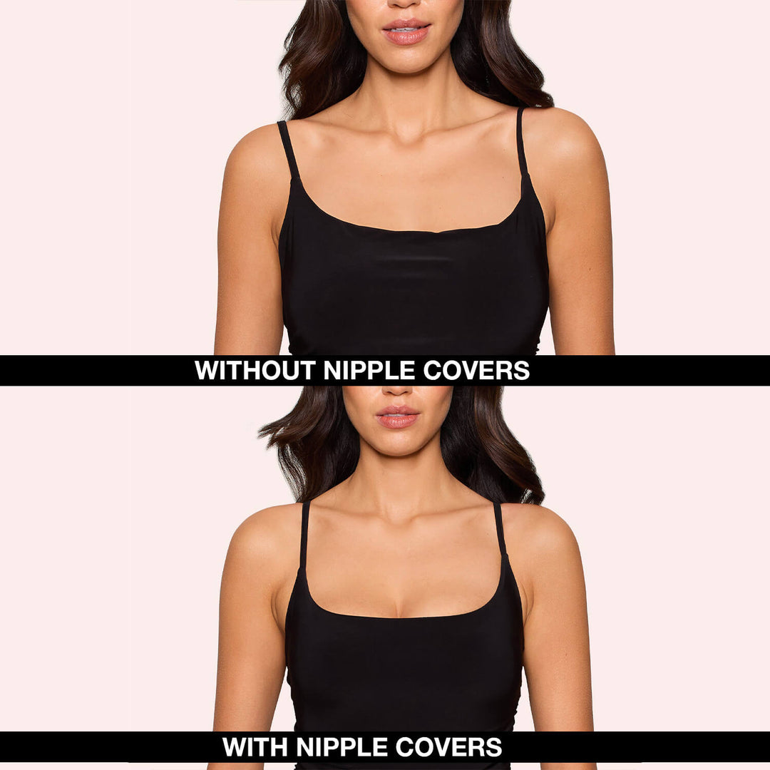 Seamless grippy nipple covers